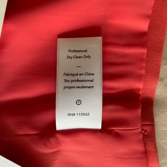 NWT Elizabeth & James Stretch Halter Crop Top Open Back Coral Shirt Top Womens L - Picture 10 of 14